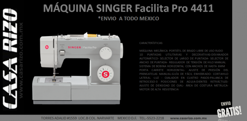 Máquina de coser Singer pro 
